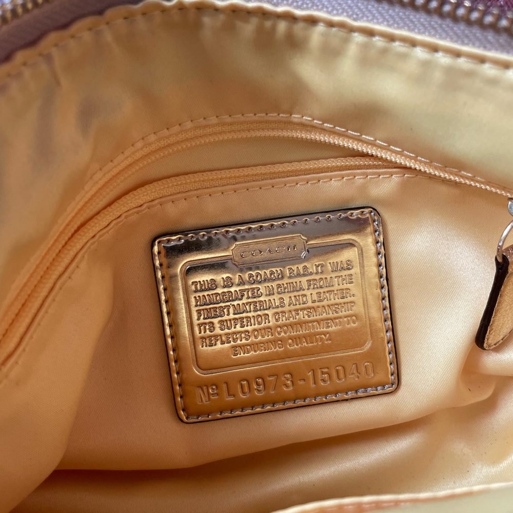 Coach Poppy Bag w/Charms and Double Straps - Picture 6 of 8